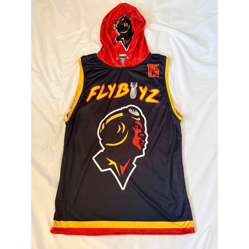 Flyboyz Vengeance 15 Reversible Hooded Jersey EDM Limited Editon Laership Tour L